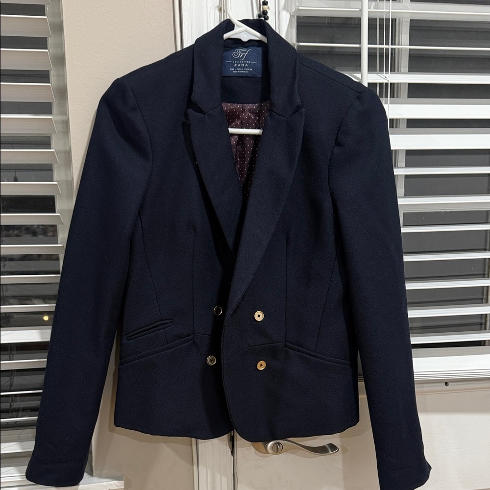 Zara Dark Blue Blazer